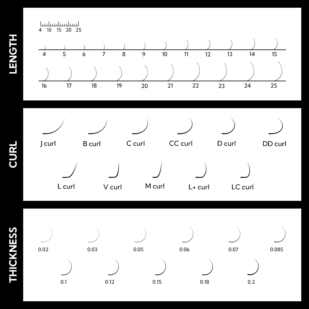 china yy w shape eyelash extensions wholesale manufacturer
