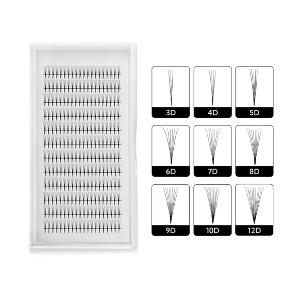 china pre made fans volume eyelash extensions wholesale manufacturer